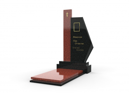 Комбинированный памятник из гранита | мрамора фигурный